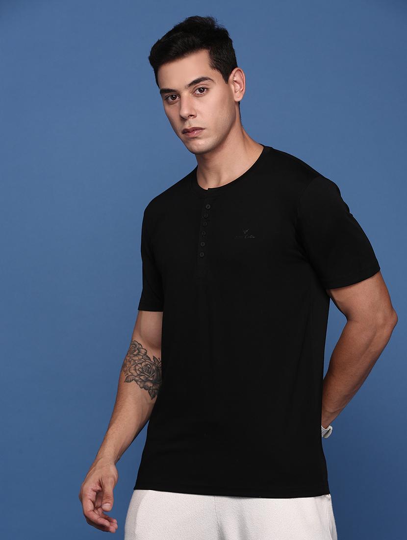 men solid round neck t-shirt - 21463204 - Standard Image - 1