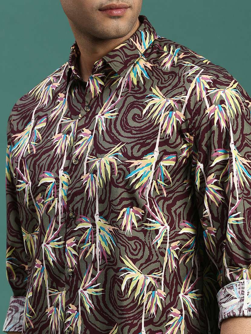 men printed casual shirt - 21463231 -  Standard Image - 6