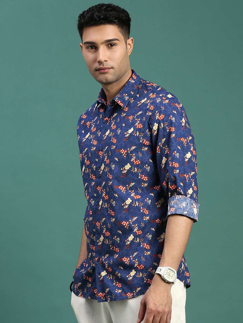 men printed cotton casual shirt - 21463245 -  Standard Image - 1