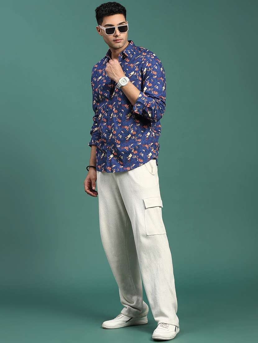 men printed cotton casual shirt - 21463245 -  Standard Image - 4