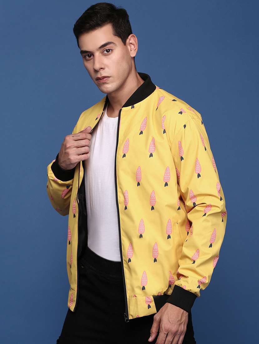 men printed bomber jacket - 21463263 -  Standard Image - 1