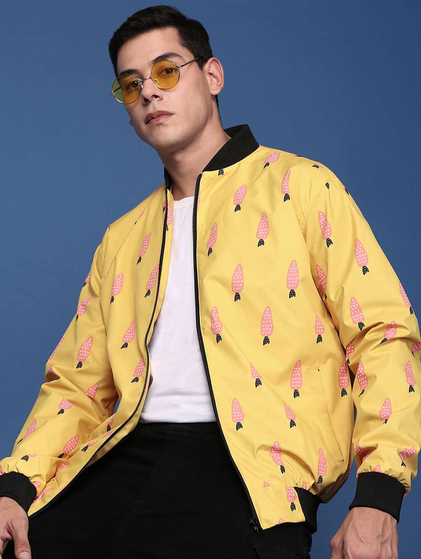 men printed bomber jacket - 21463263 -  Standard Image - 4