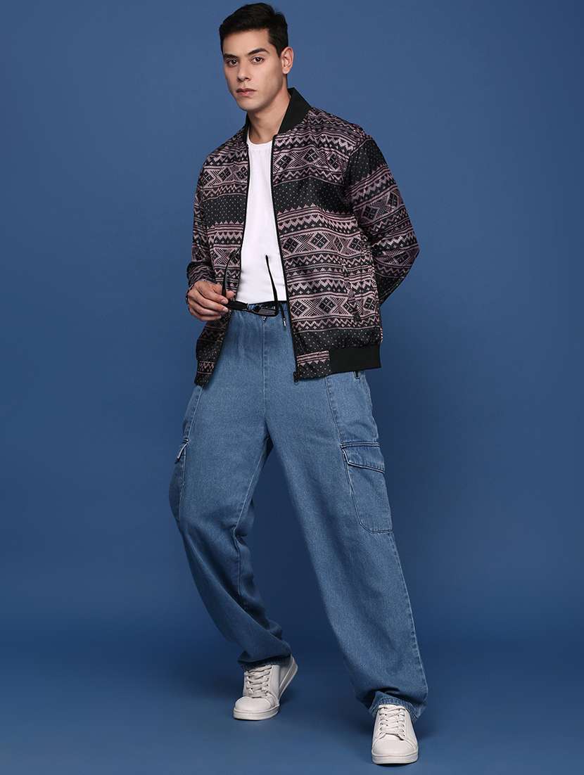 men printed bomber jacket - 21463265 -  Standard Image - 4