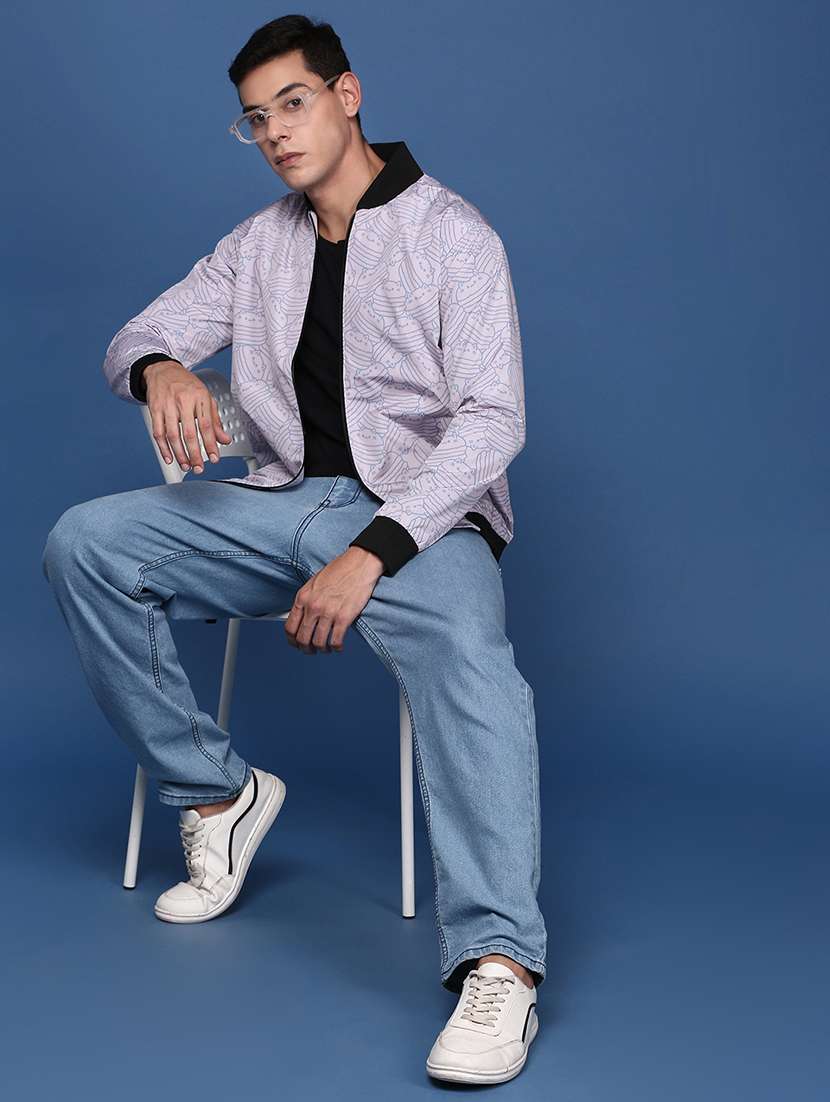 men printed bomber jacket - 21463269 -  Standard Image - 4