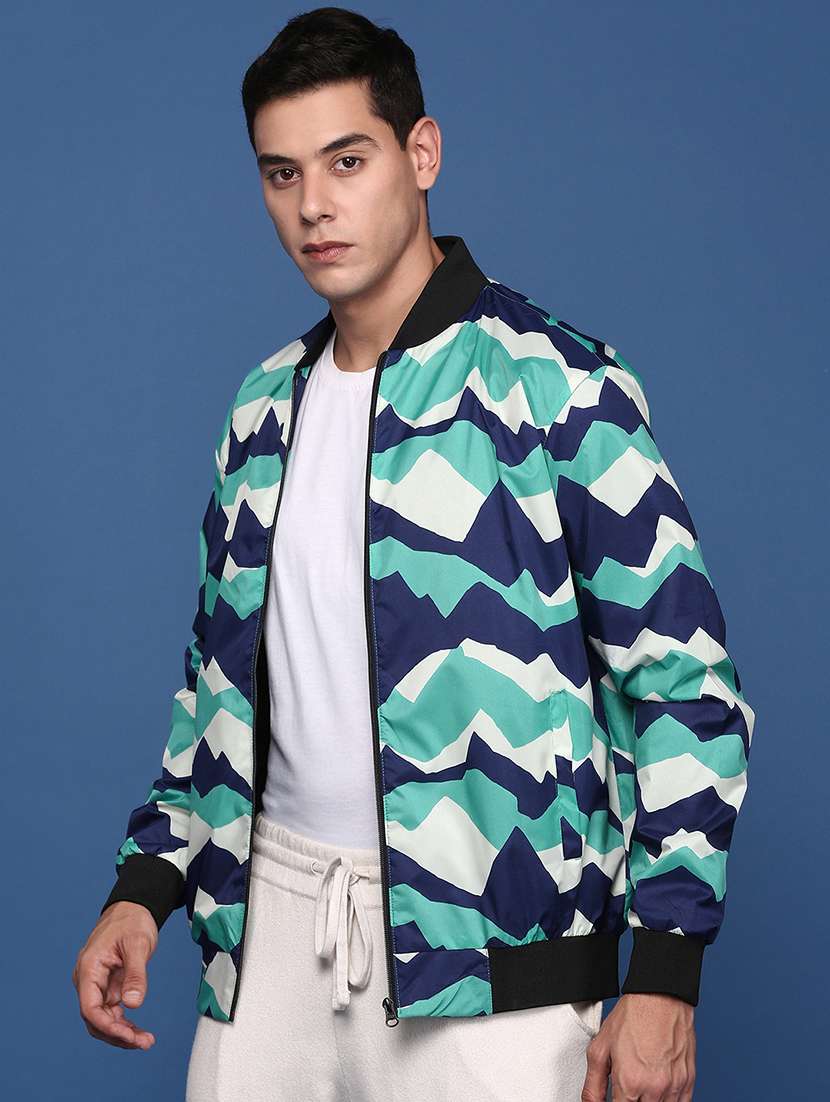 men printed bomber jacket - 21463270 -  Standard Image - 1