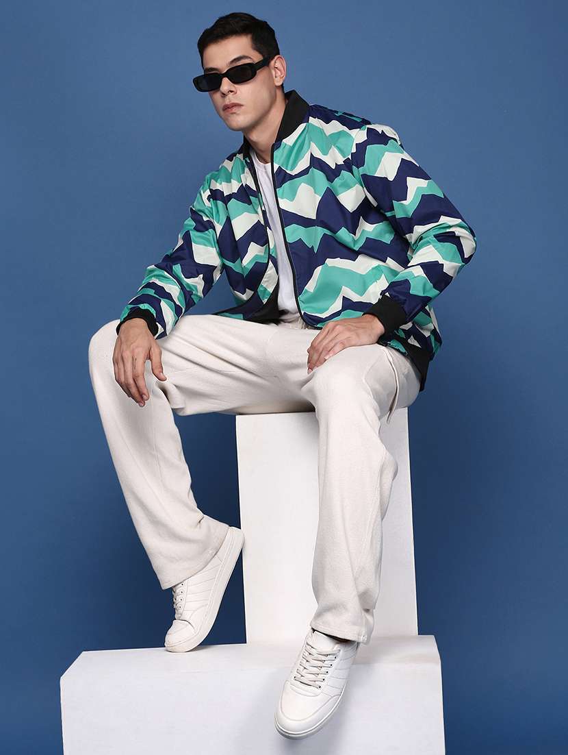 men printed bomber jacket - 21463270 -  Standard Image - 4