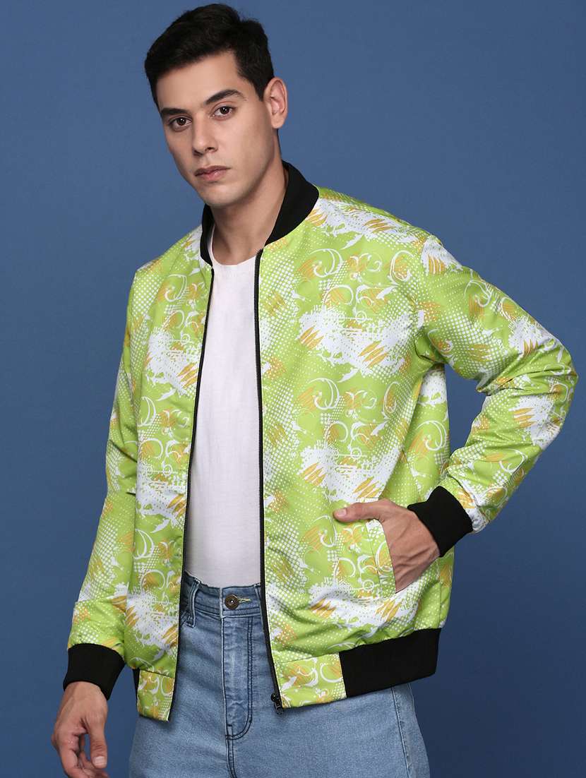 men printed bomber jacket - 21463272 -  Standard Image - 1