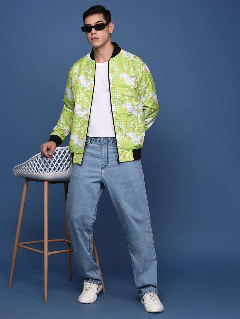 men printed bomber jacket - 21463272 -  Standard Image - 4
