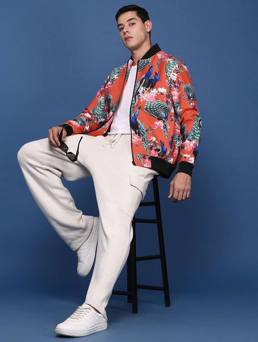 men printed bomber jacket - 21463275 -  Standard Image - 4