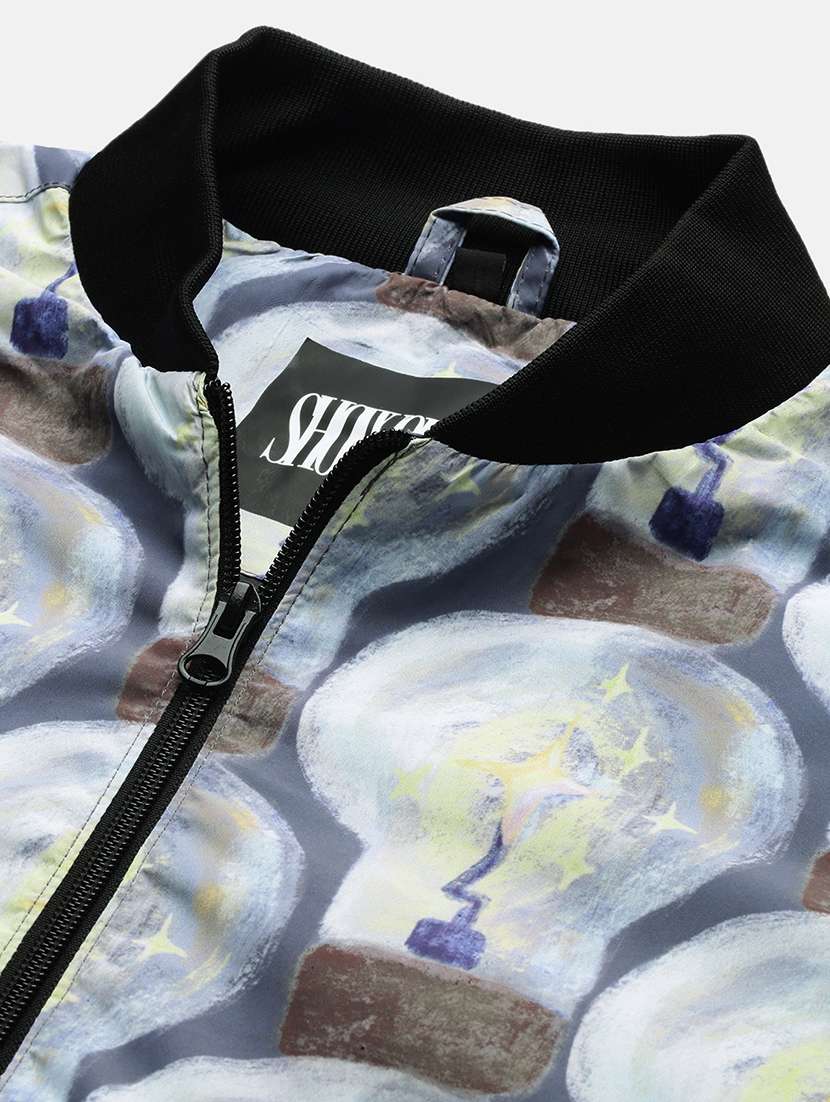 men printed bomber jacket - 21463277 -  Standard Image - 6