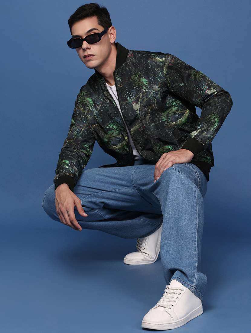 men printed bomber jacket - 21463279 -  Standard Image - 4