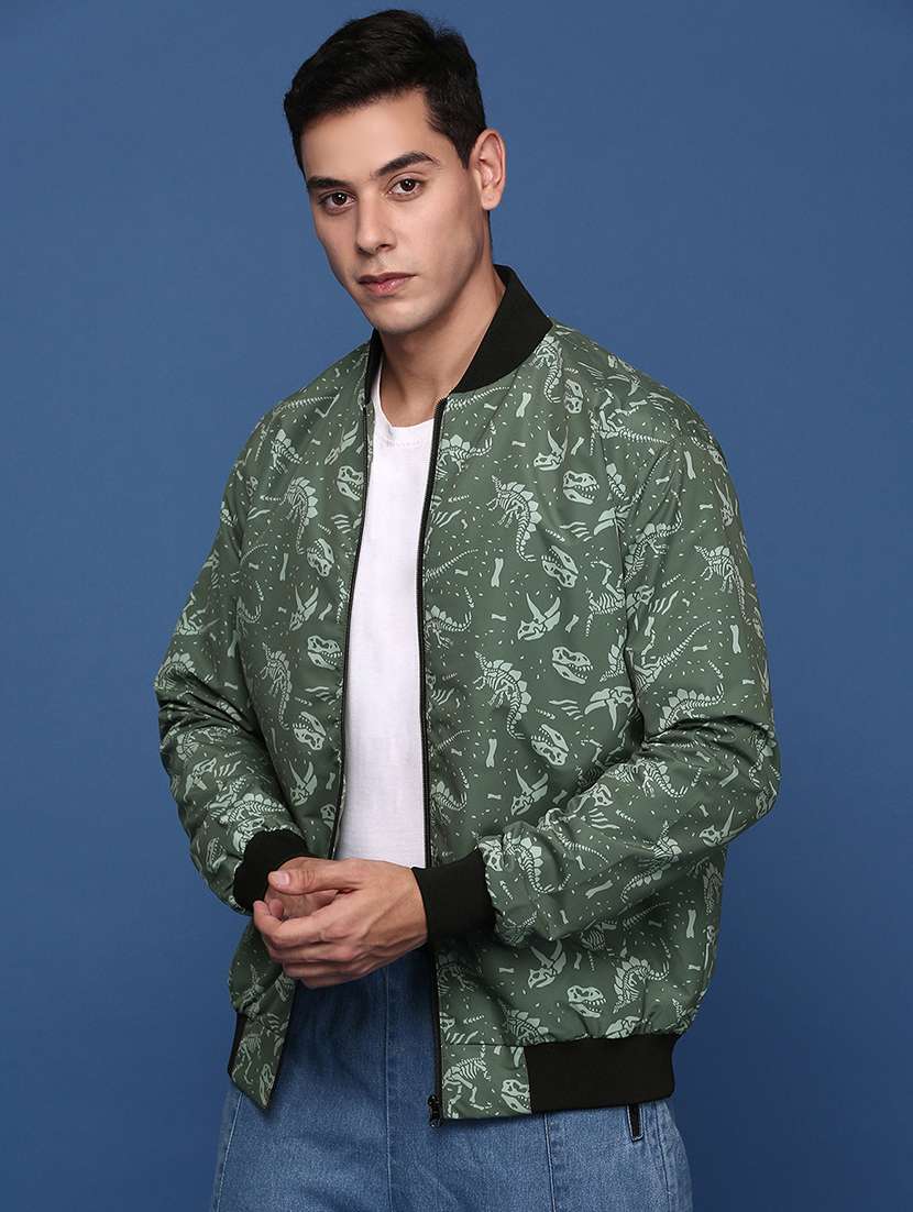 men printed bomber jacket - 21463280 -  Standard Image - 1