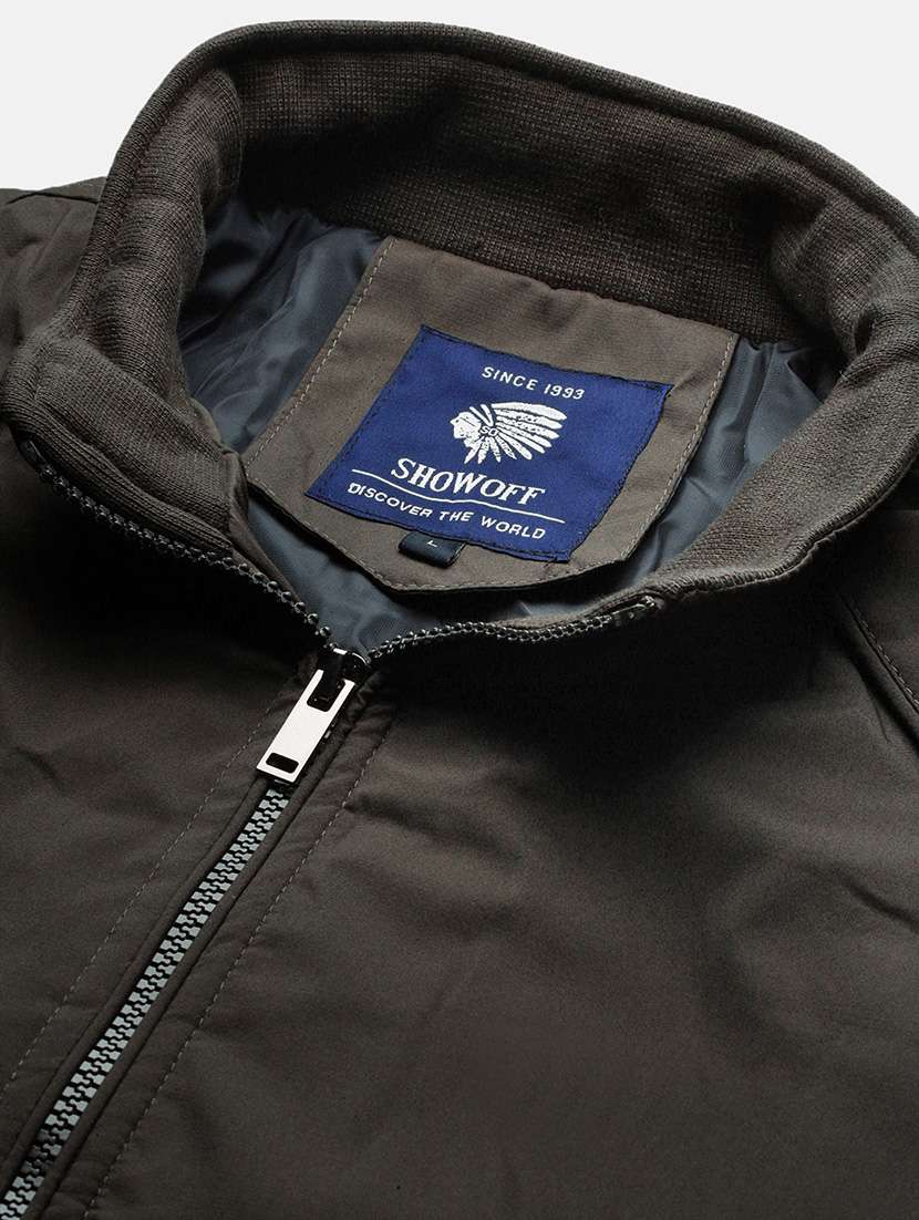 olive nylon bomber jacket - 21463287 -  Standard Image - 6