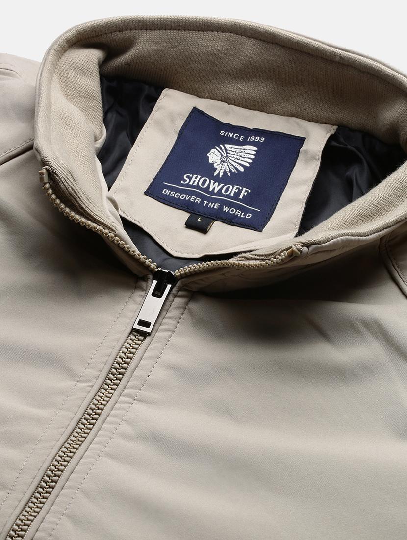 cream nylon bomber jacket - 21463288 - Standard Image - 6