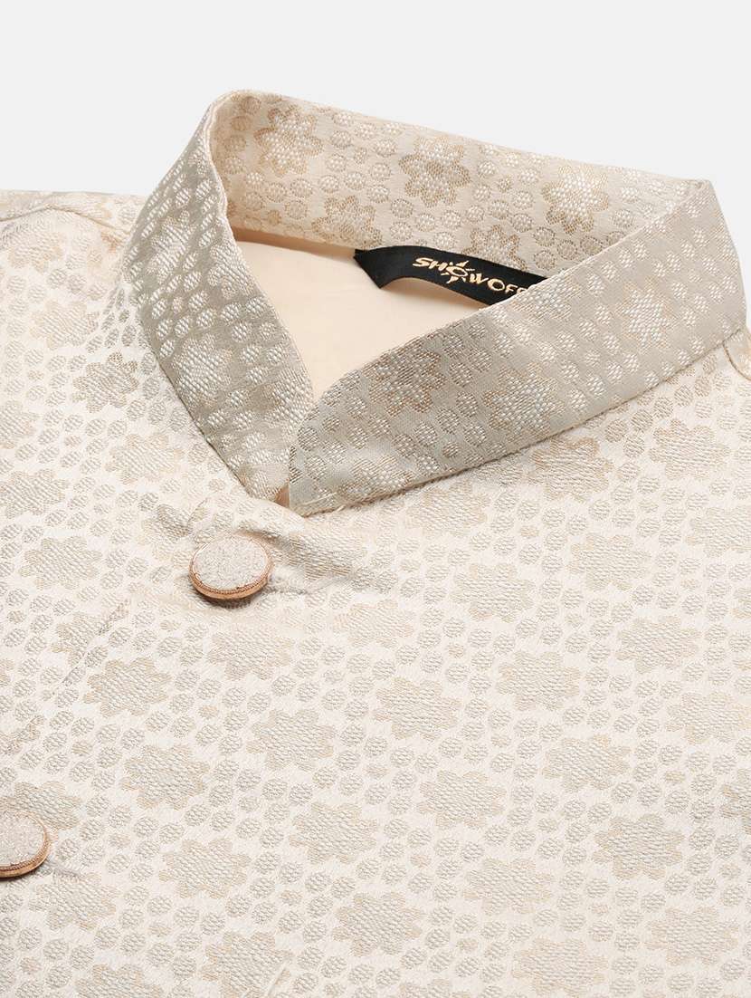 men mandrain neck nehru jacket - 21463324 -  Standard Image - 6