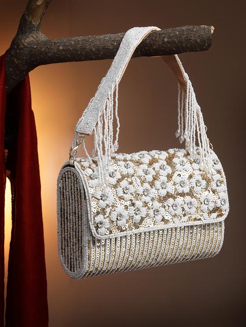 women embellished fold over clutch - 21463436 - Standard Image - 0
