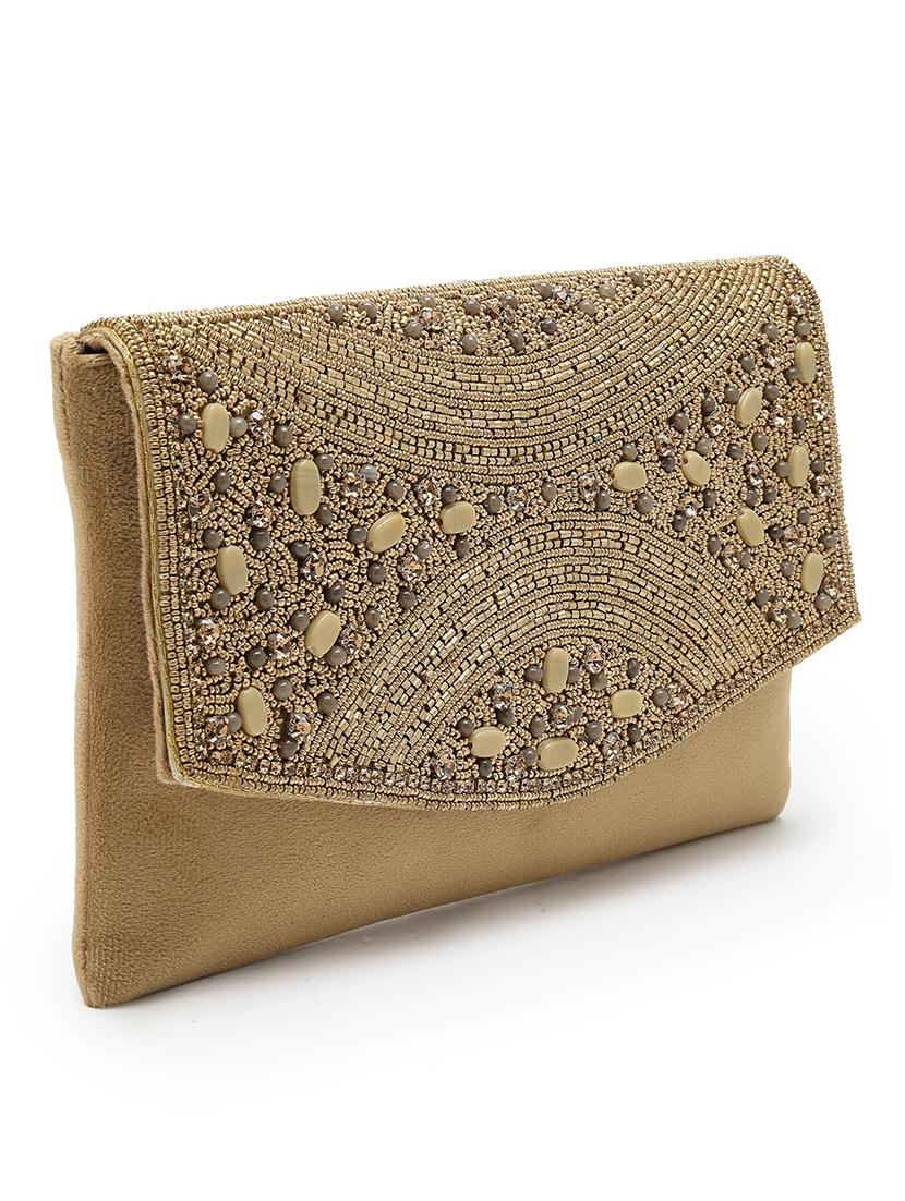women embellished envelope clutch - 21463443 - Standard Image - 4