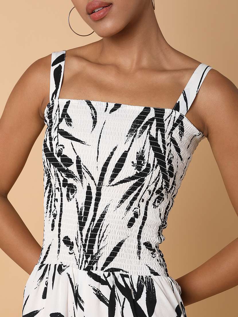 women white viscose full leg jumpsuit with shrug - 21463482 -  Standard Image - 6