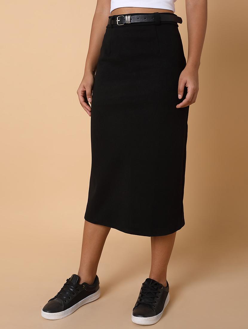 black acrylic straight skirts - 21463483 -  Standard Image - 1