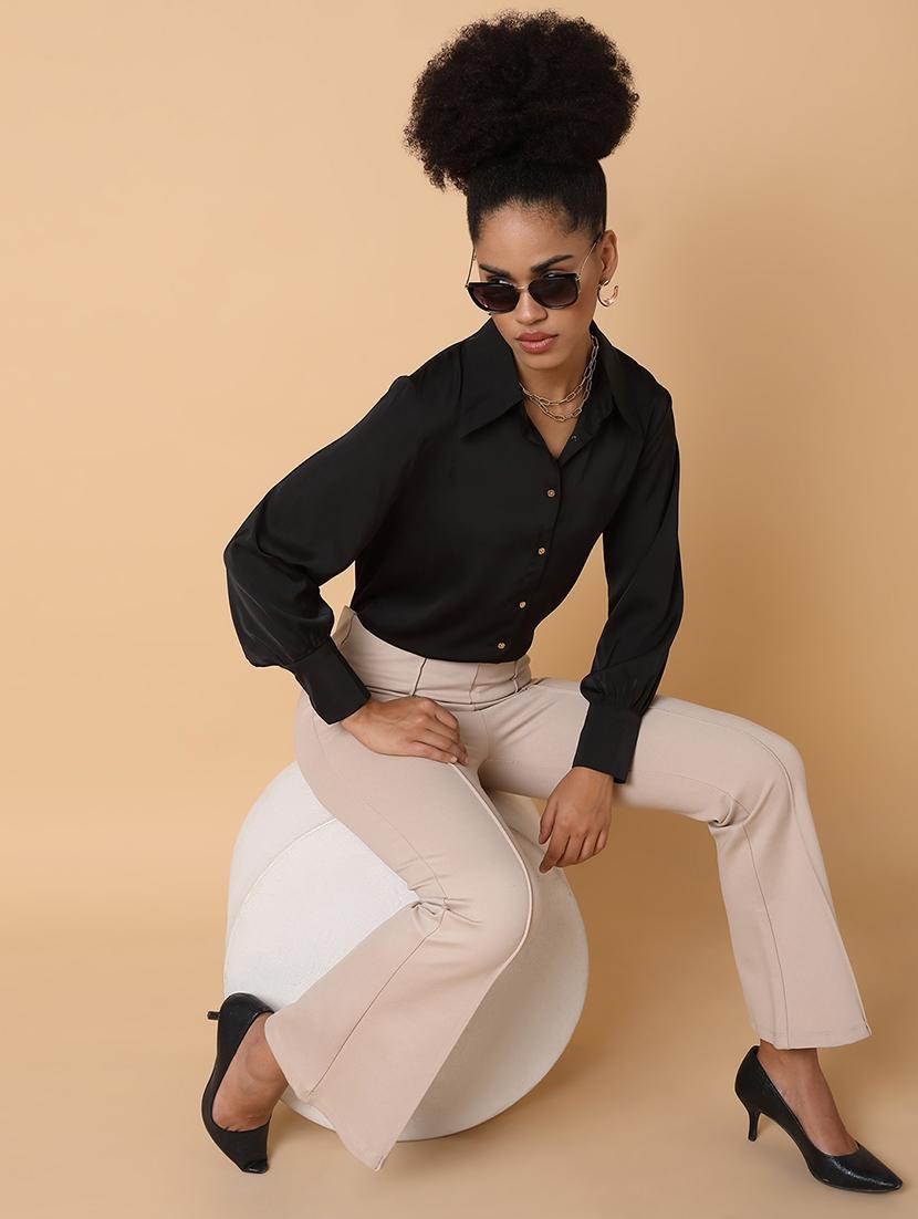 women printed long sleeves shirt - 21463506 - Standard Image - 4