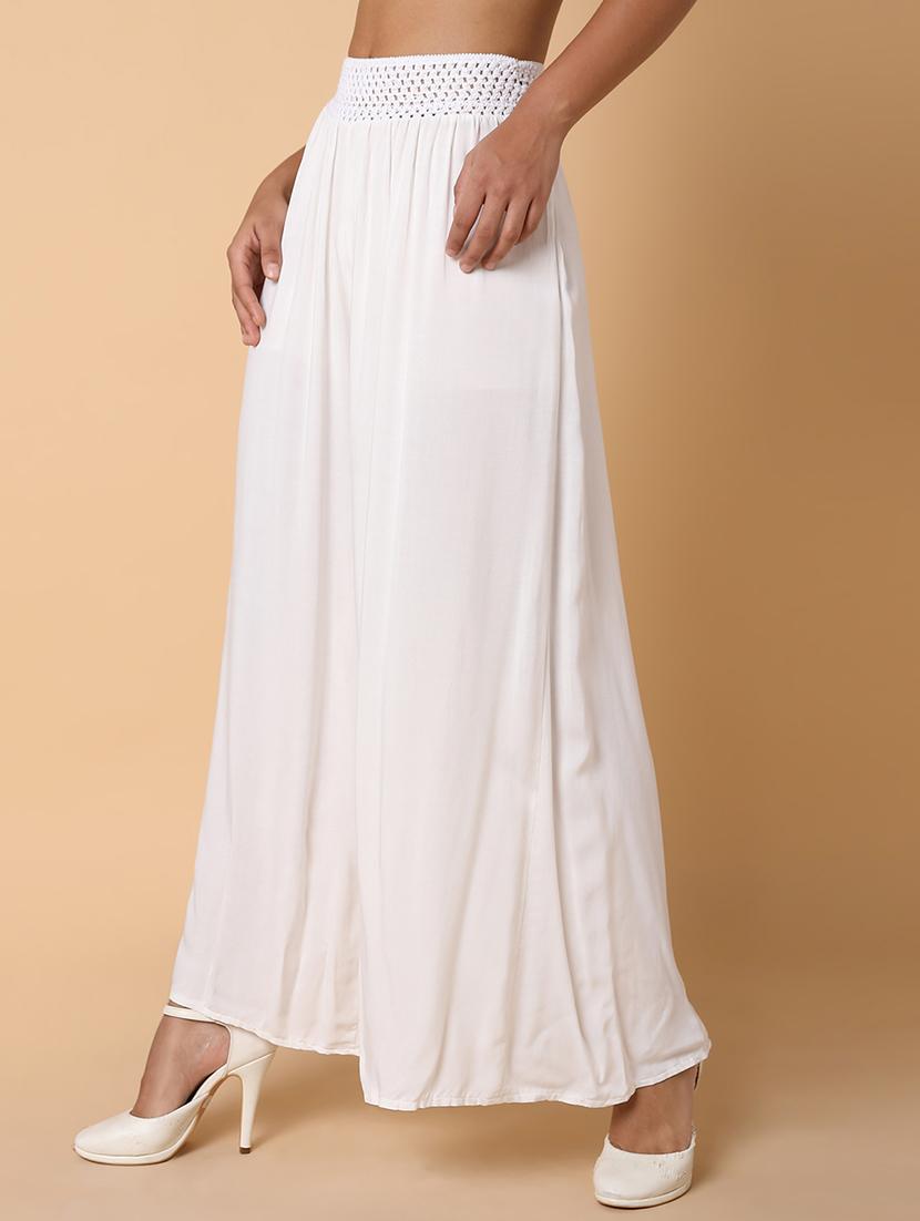 white cotton trousers - 21463595 -  Standard Image - 1