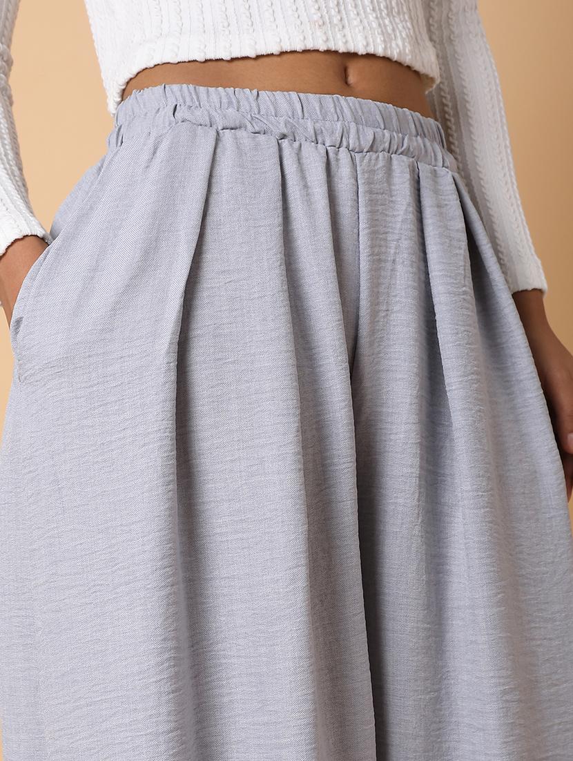 grey cotton trousers - 21463596 - Standard Image - 6