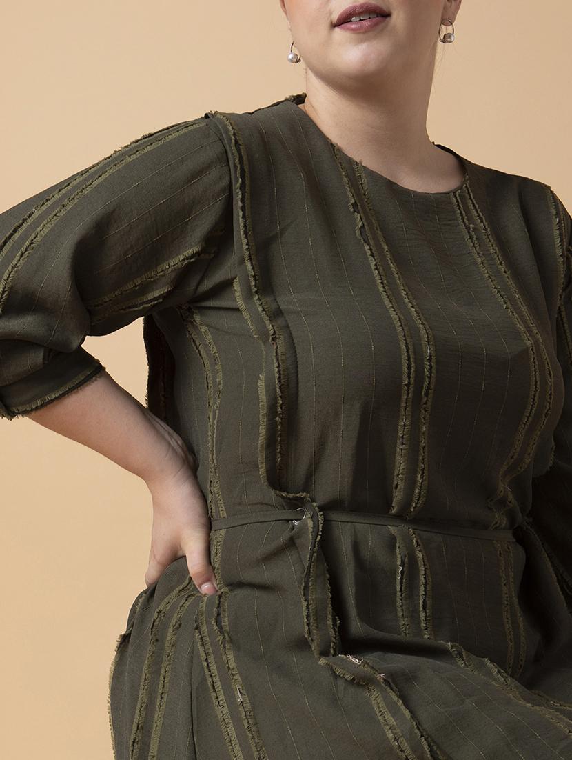 women plus size self designed a-line dress - 21463614 - Standard Image - 6