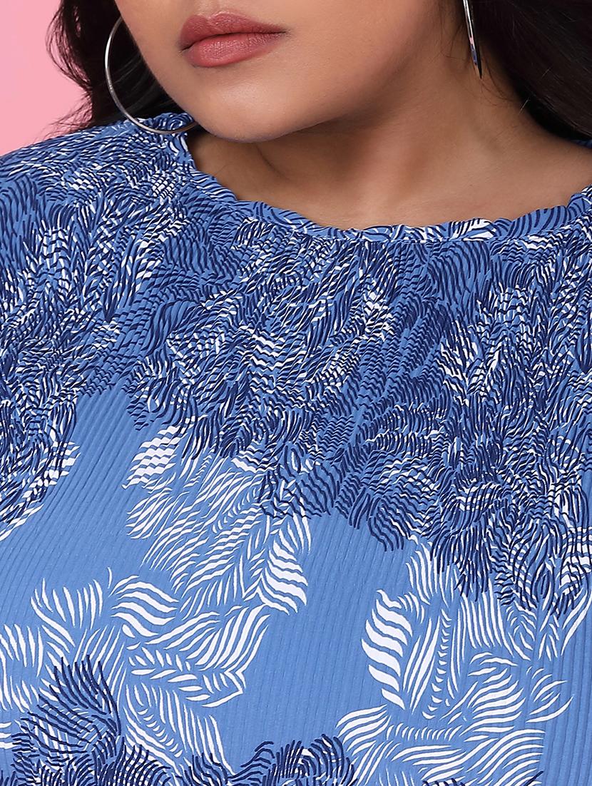 women plus size printed a-line dress - 21463619 - Standard Image - 6
