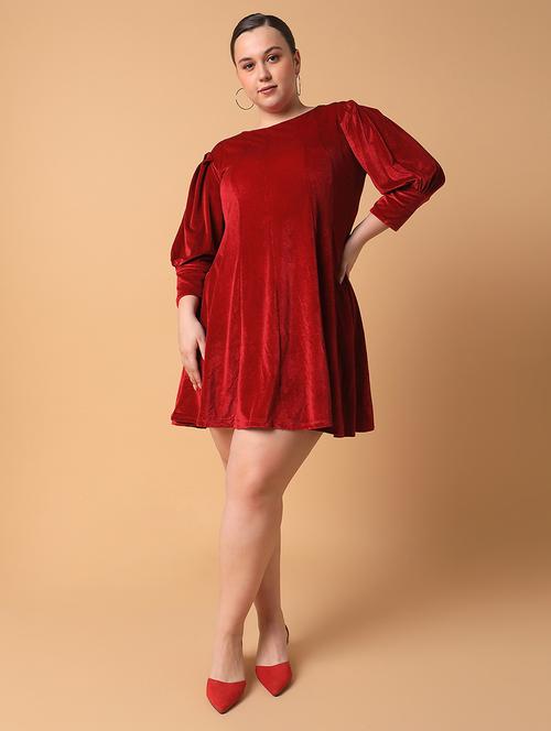 women plus size printed a-line dress - 21463627 -  Standard Image - 0
