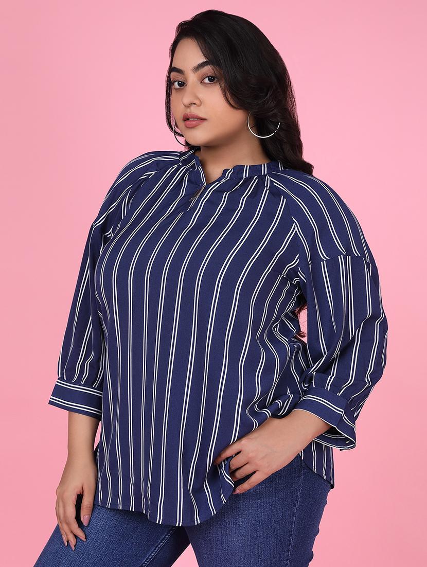 women plus size printed regular fit top - 21463732 -  Standard Image - 1