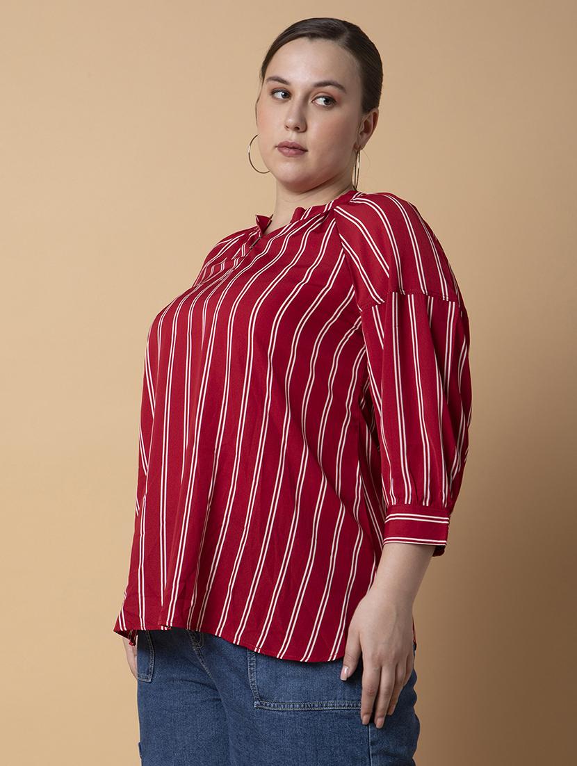 women plus size printed regular fit top - 21463733 -  Standard Image - 1