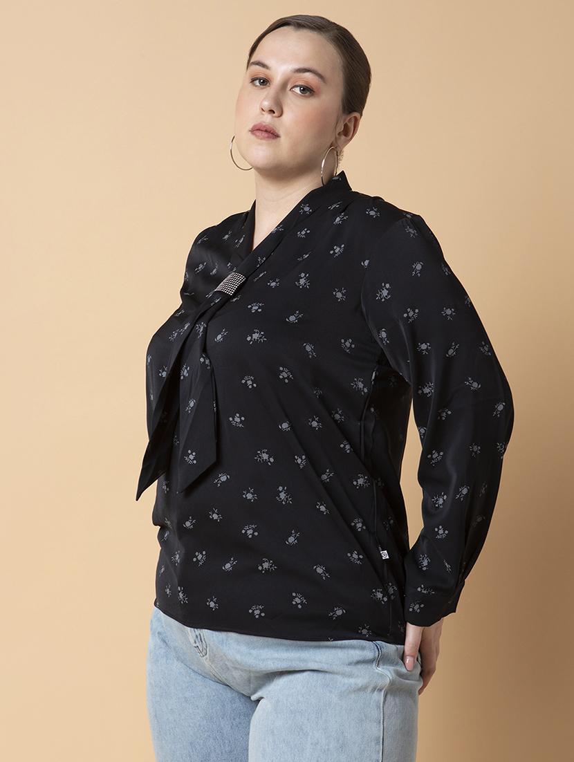 women plus size printed regular fit top - 21463768 -  Standard Image - 1
