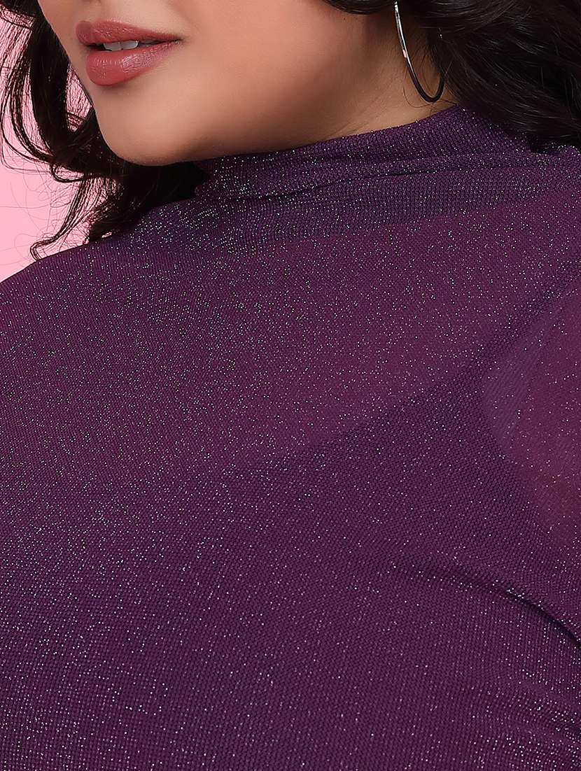 women plus size solid regular fit top - 21463785 -  Standard Image - 6