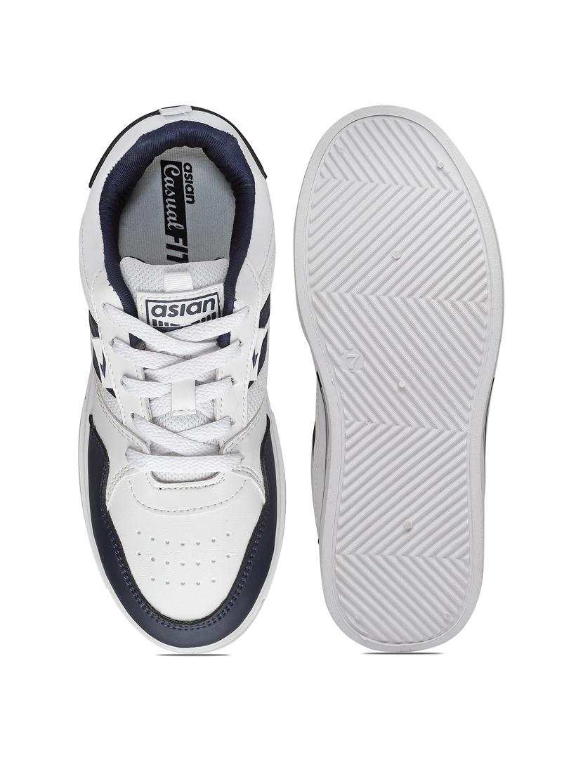 white lace up sneakers - 21466219 - Standard Image - 4