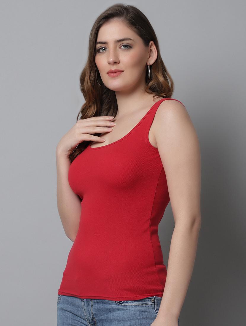 red cotton tank  top - 21466551 -  Standard Image - 1
