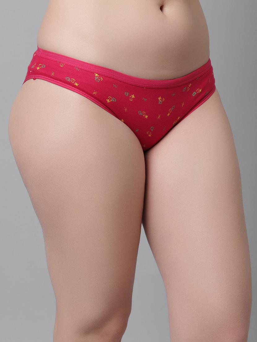 pink cotton regular panty - 21466571 -  Standard Image - 1