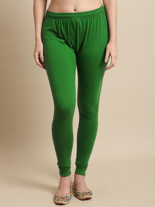 women solid cotton lycra leggings - 21466615 -  Standard Image - 0