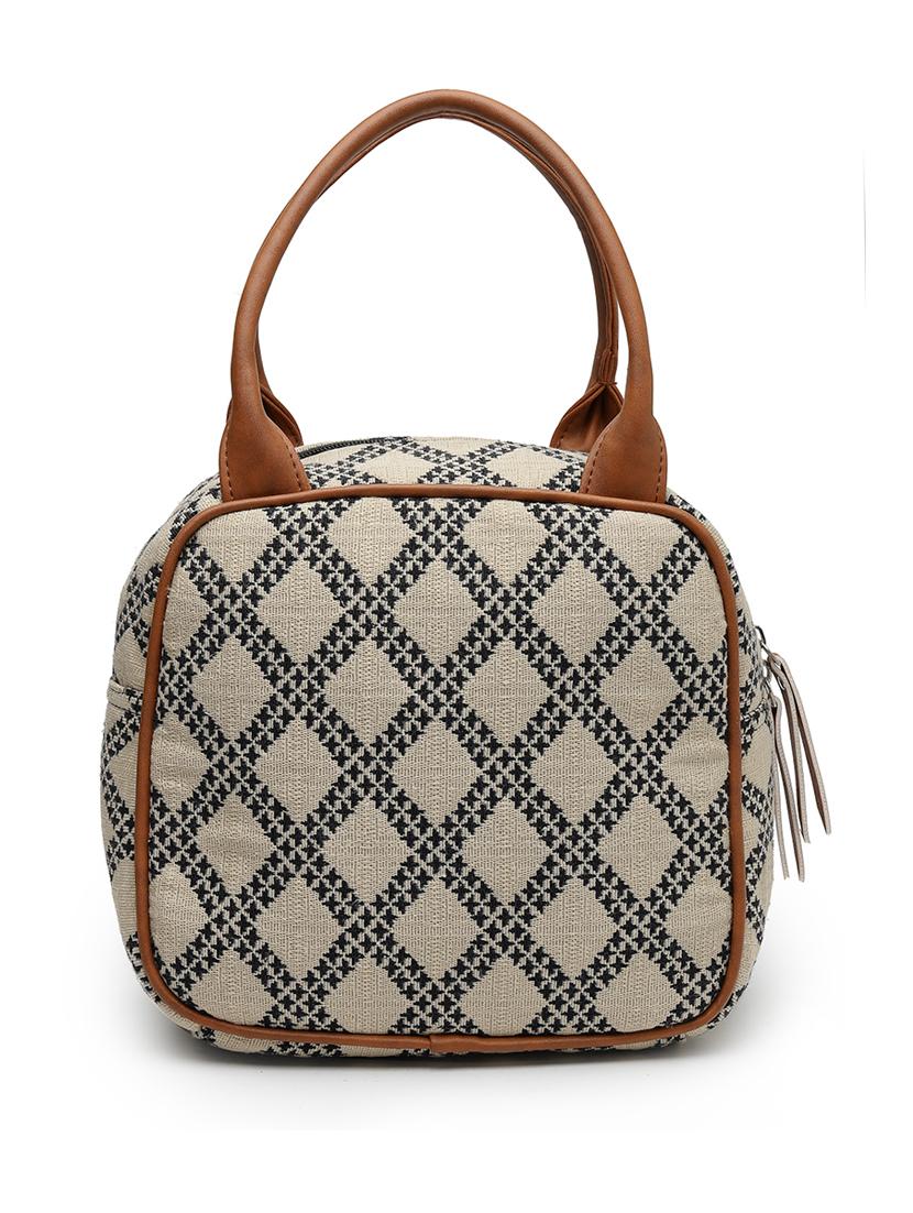 women cotton printed handbag - 21466969 - Standard Image - 4