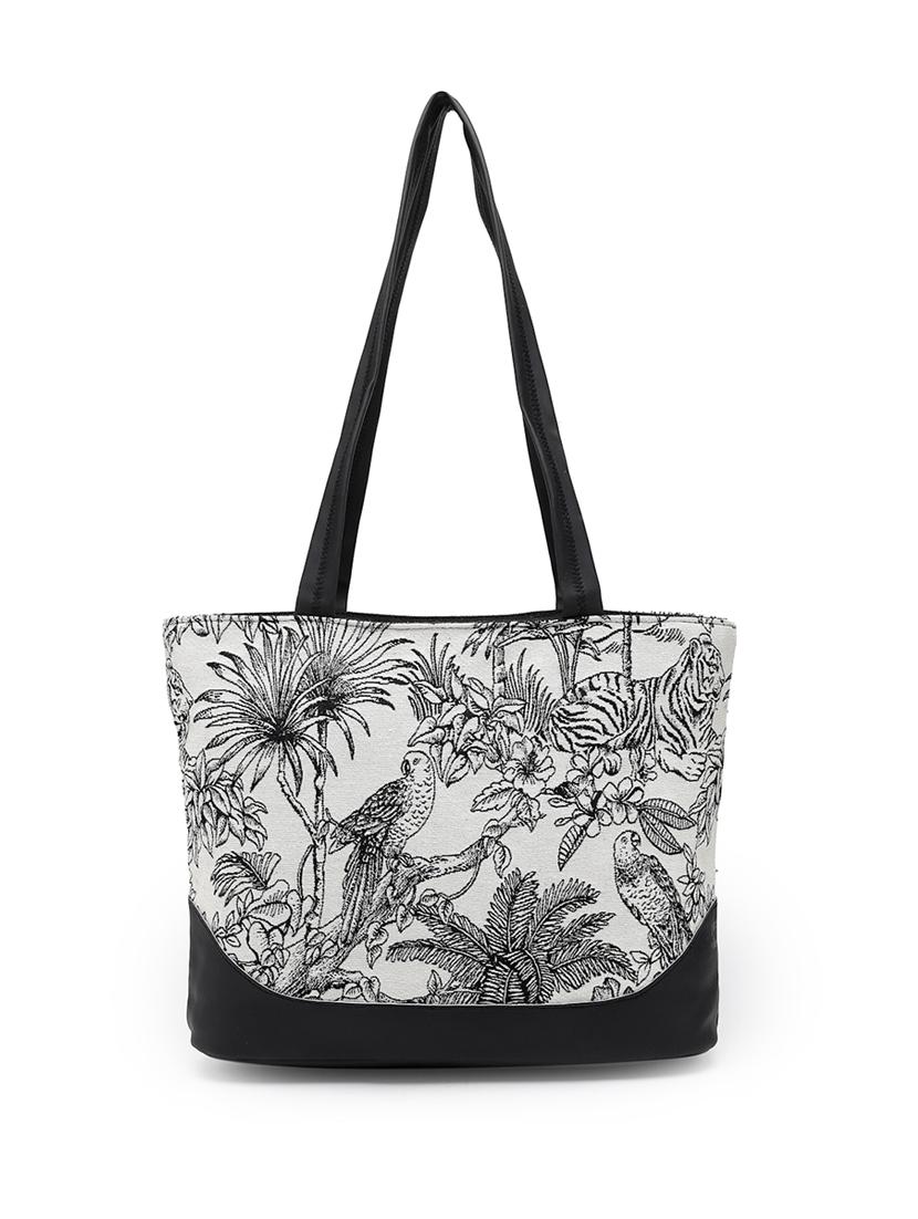 women cotton printed handbag - 21466972 - Standard Image - 1