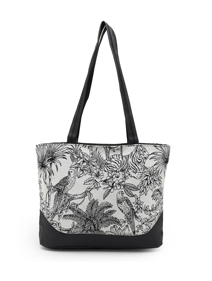 women cotton printed handbag - 21466972 - Standard Image - 4
