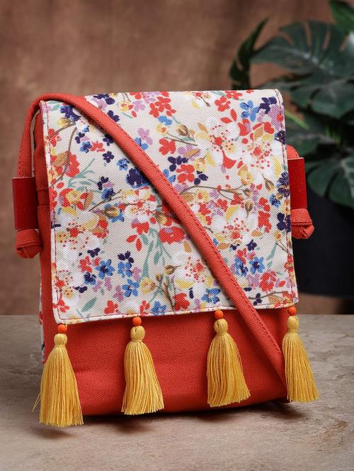 women cotton printed sling bag - 21466974 - Standard Image - 0