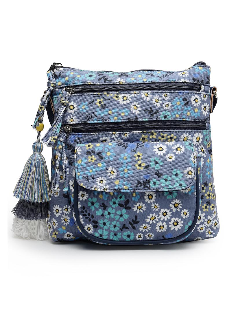 women cotton printed sling bag - 21466975 - Standard Image - 4