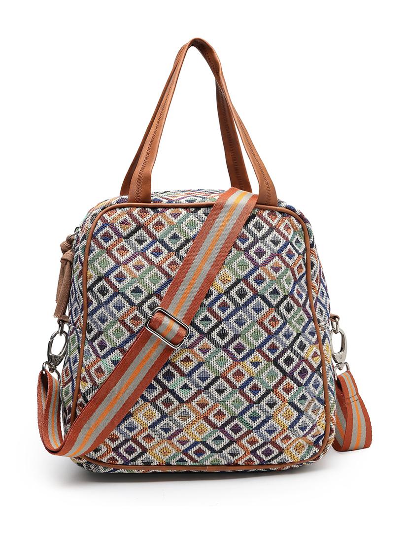 women cotton printed sling bag - 21466977 - Standard Image - 4