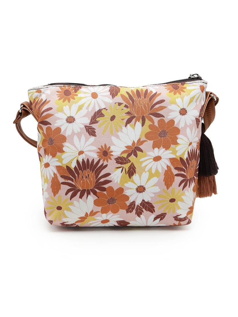 women cotton printed sling bag - 21466983 - Standard Image - 1