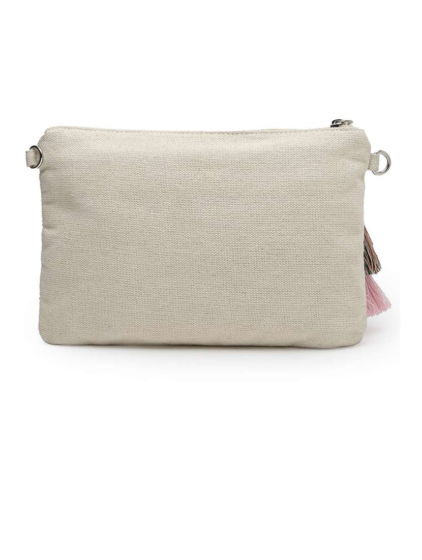 women cotton embellished sling bag - 21466984 - Standard Image - 1
