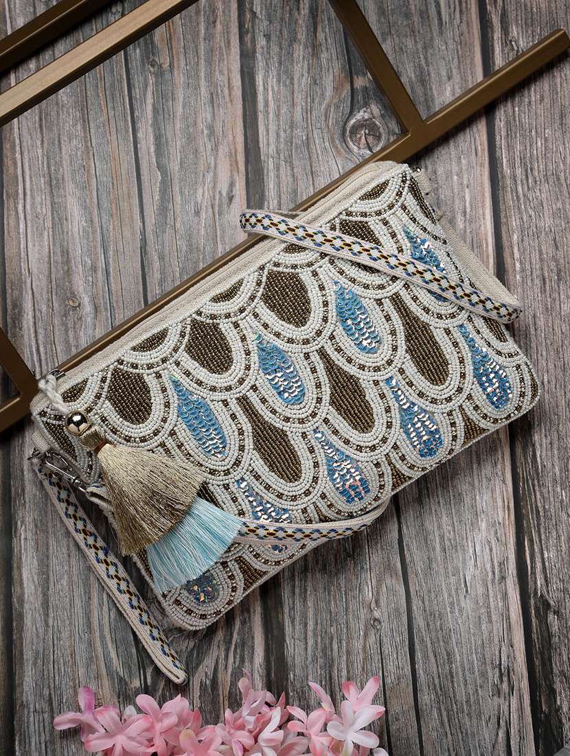 women cotton embellished sling bag - 21466985 - Zoom Image - 0