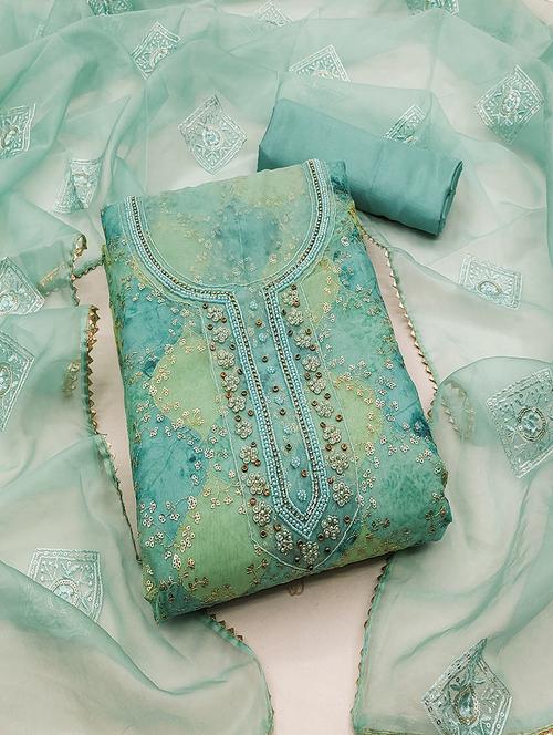 women embroidered unstitched suit set - 21467459 - Standard Image - 0