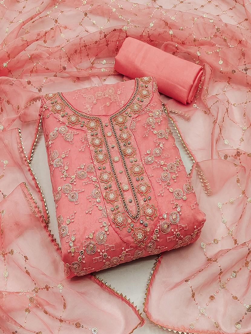 women embroidered unstitched suit set - 21467463 -  Zoom Image - 0