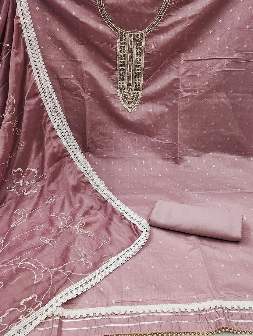 women embroidered unstitched suit set - 21467479 -  Standard Image - 1