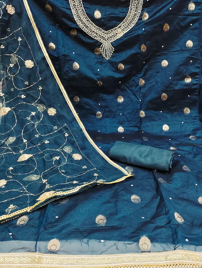 women embroidered unstitched suit set - 21467520 - Standard Image - 1